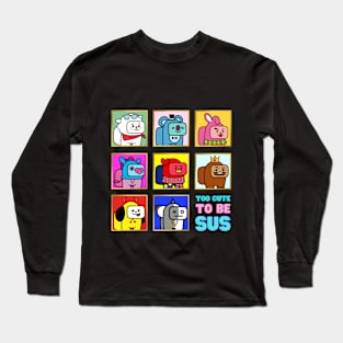 Among Us BT21 Full Team BTS Long Sleeve T-Shirt